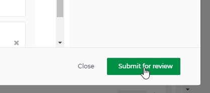 dialog submit